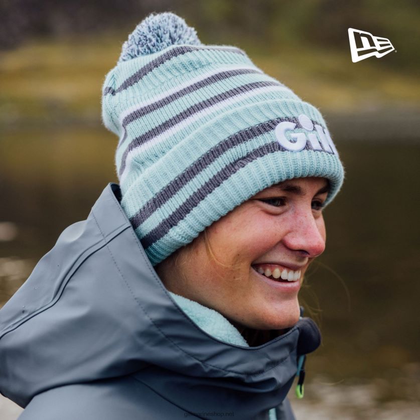 Gill Marine new era x gill bobble hat τσόφλι αυγού 480P6225