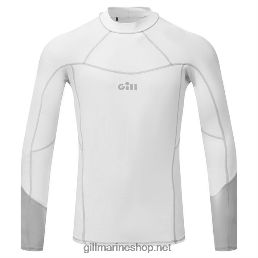 Gill Marine ανδρικό γιλέκο pro rash μακρύ μανίκι άσπρο 480P62603 - Κάντε κλικ στην εικόνα για κλείσιμο