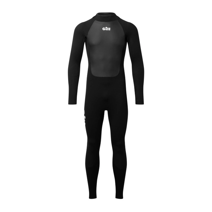 Gill Marine junior pursuit wetsuit 4/3mm πίσω φερμουάρ μαύρος 480P62343