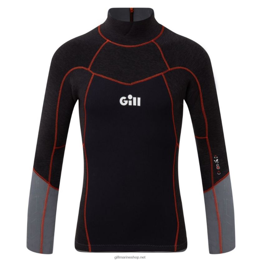 Gill Marine junior zentherm top μαύρος 480P62285