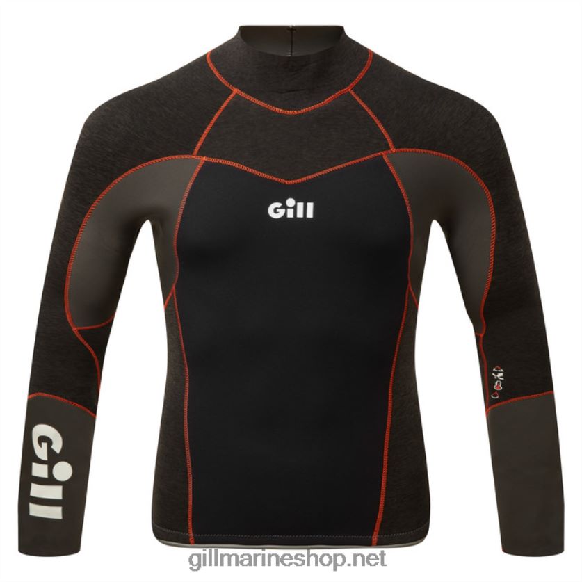 Gill Marine ανδρικό τοπ zentherm μαύρος 480P62287